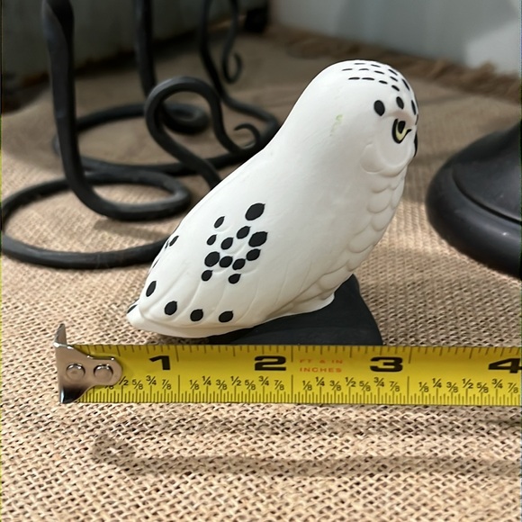 White Owl Figurine Vintage Highbank Porcelain Ltd Lochgilphead Scotland - Picture 2 of 6